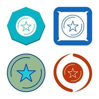 Unique Favorite Vector Icon
