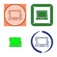 icono de vector de laptop