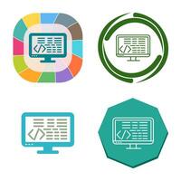 Coding Vector Icon