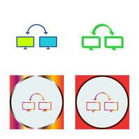 Unique Connected Systems Vector Icon