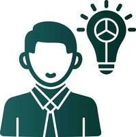 Strategic Thinking Vector Icon Design