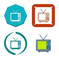 Television Broadcast Vector Icon