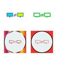 Unique Sharing Systems Vector Icon