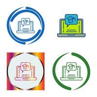 E Learning Vector Icon