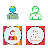Unique User Vector Icon