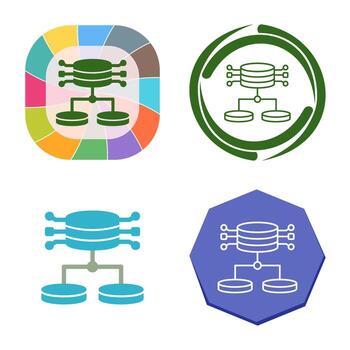 Structured Data Vector Icon
