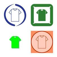 Plain T Shirt Vector Icon