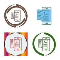 Ebook Vector Icon