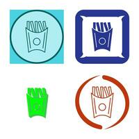 Unique French Fries Vector Icon