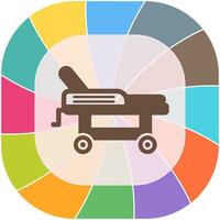 Hospital Bed Vector Icon