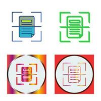 Scan Vector Icon