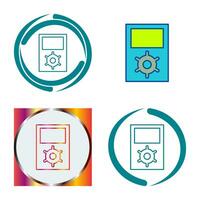 Unique Portfolio Management Vector Icon