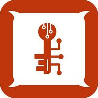Electronic Key Vector Icon
