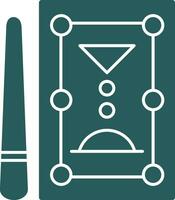 Pool Table Vector Icon Design