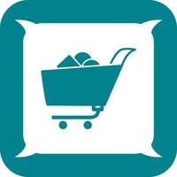 Unique Shopping Cart II Vector Icon