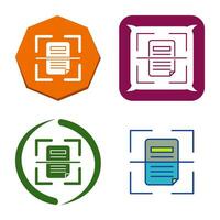 Scan Vector Icon