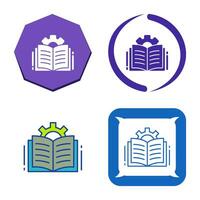 Open Book Vector Icon