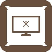 Unique Disconnected Network Vector Icon