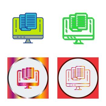 pegar icono vectorial vector