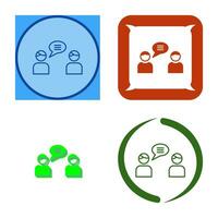 Chatting Vector Icon