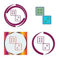 Unique Dice Vector Icon