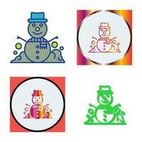 Snowman Vector Icon