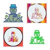 Snowman Vector Icon