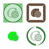 icono de vector de kiwi