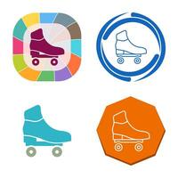 patines, vector, icono vector