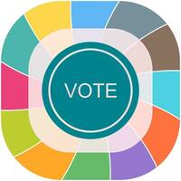 Vote Link Vector Icon