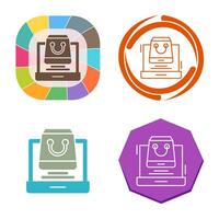 Online Shopping Vector Icon