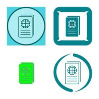 Global Report Vector Icon