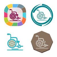 Wheel Chair Vector Icon