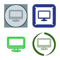 Monitor Vector Icon