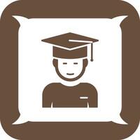 Graduate Student Vector Icon