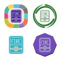 Fire Button Vector Icon