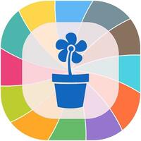 Flower Pot Vector Icon