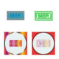 Beer Sign Vector Icon