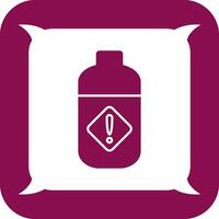 Pesticide Bottle Vector Icon