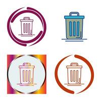 Trash Can Vector Icon