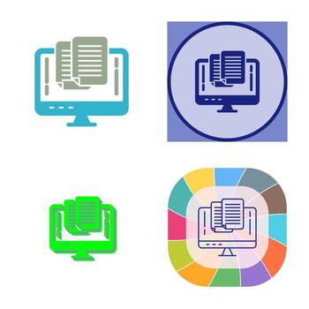 pegar icono vectorial vector