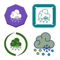 Snow Fall Vector Icon