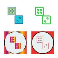 Unique Dice Vector Icon