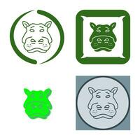 Hippo Vector Icon