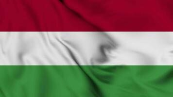 Hungary flag animation for background in 4k. Happy independence day national flag waving. Patriotism symbol. Flag motion graphics. Flag moving video