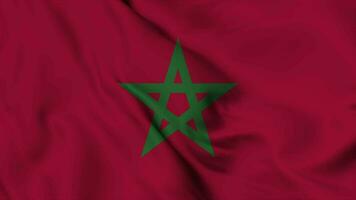 Maroc drapeau animation pour Contexte dans 4k. content indépendance journée Maroc nationale drapeau agitant. patriotisme symbole. drapeau mouvement graphique. drapeau en mouvement video