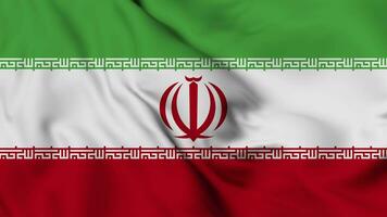Iran flag animation for background in 4k. Happy independence day national flag waving. Patriotism symbol. Flag motion graphics. Flag moving video