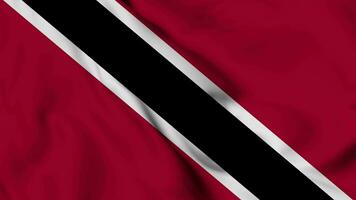 Trinidad flag animation for background in 4k. Happy independence day Trinidad national flag waving. Patriotism symbol. Flag motion graphics. Flag moving video