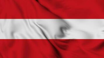 Austria flag animation for background in 4k. Happy independence day national flag waving. Patriotism symbol. Flag motion graphics. Flag moving video