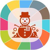 Snowman Vector Icon